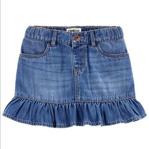 Never worn Oshkosh Jean skirt 2t
